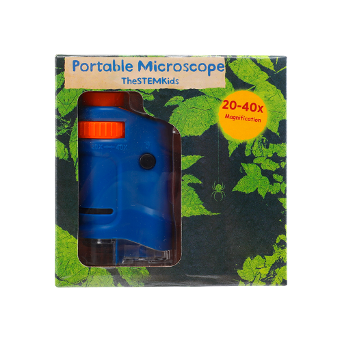 Microscope de poche pour enfants Stem Scope Microscope portable 60-120x  Mini Stemscope avec Led Light Nature Exploration Cadeau pour